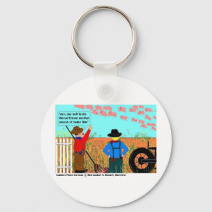 Wenn Schweine Flew Funny Cartoon Geschenke & Samml Schlüsselanhänger