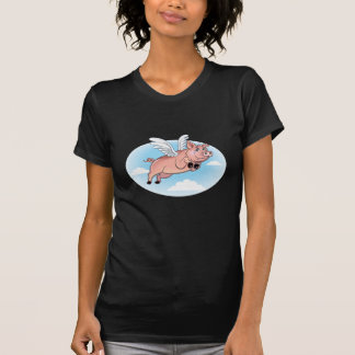 Wenn Schweine fliegen, geschieht Spaß T-Shirt
