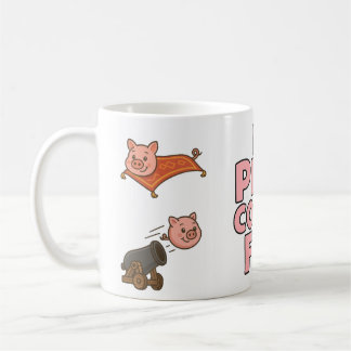 Wenn Schweine fliegen könnten - lustiger Becher Kaffeetasse