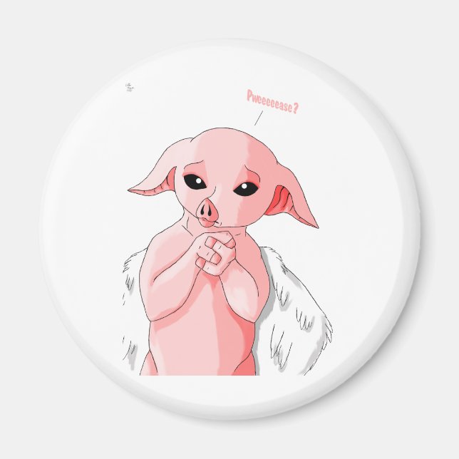 Wenn Schweine fliegen Magnet (Vorne)