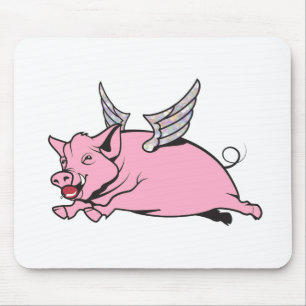 wenn Schweine fliegen Mousepad