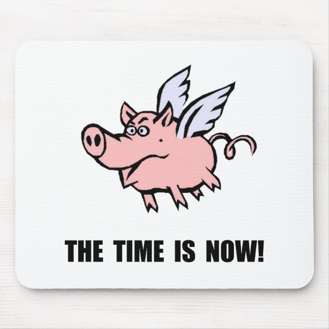 Wenn Schweine fliegen Mousepad (Vorne)