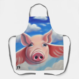 Wenn Schweine fliegen Schürze