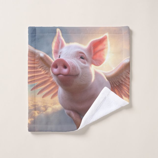 Wenn Schweine fliegen Waschlappen (Waschlappen)