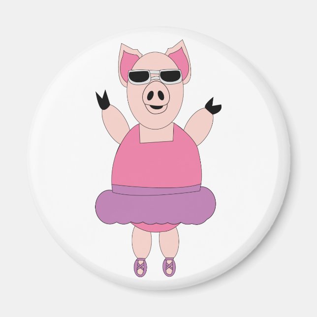 Wenn Schweine Tanzmagazin Magnet (Vorne)