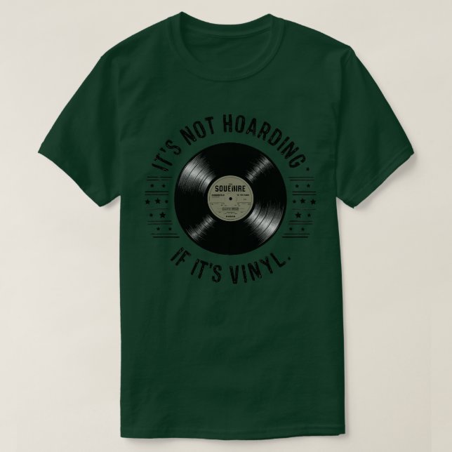 wenn seine Vinyl T-Shirt (Design vorne)
