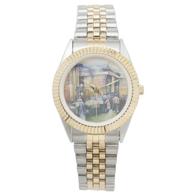 Wenn sich Kunst nicht bildet, dann wird Grace sie  Armbanduhr (Vorderseite)