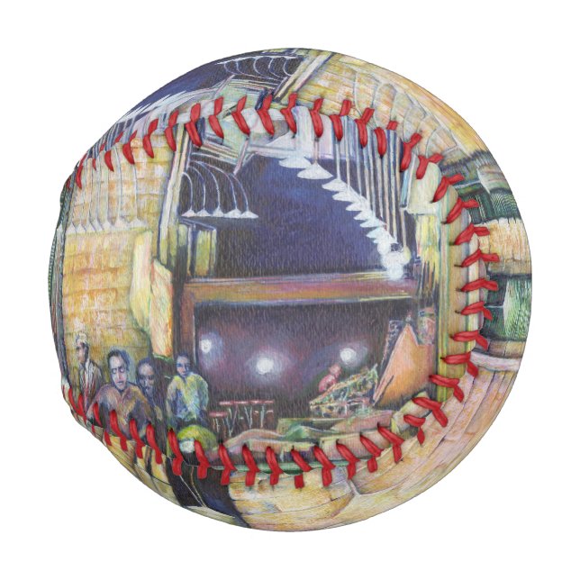 Wenn sich Kunst nicht bildet, dann wird Grace sie  Baseball (Rückseite Links)