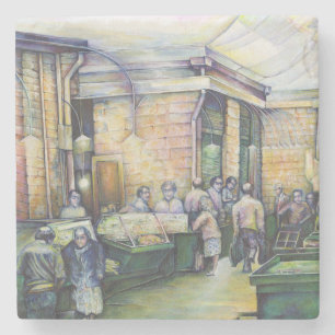 Wenn sich Kunst nicht bildet, dann wird Grace sie  Steinuntersetzer