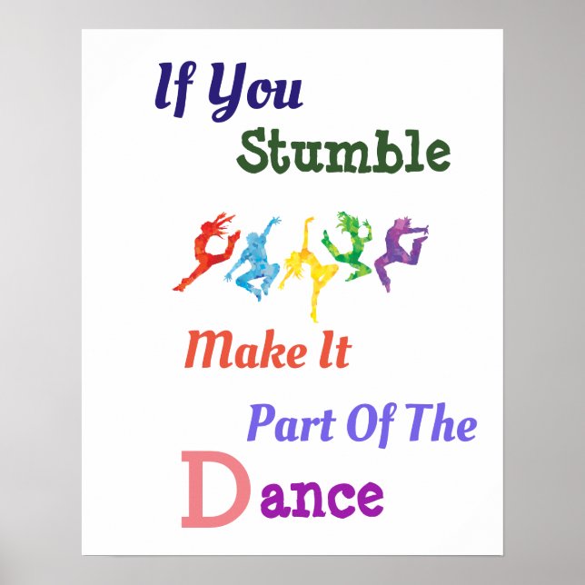 Wenn Sie auf Inspiration stimulieren Poster (Vorne)
