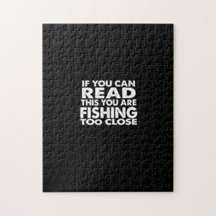 Wenn Sie das lesen können, fischen Sie zu nah