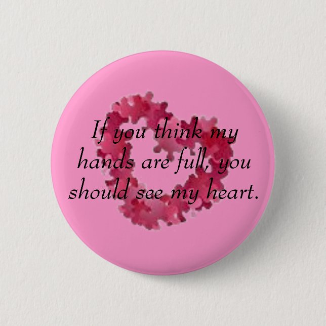 Wenn Sie denken, sind meine Hände, y… voll Button (Vorderseite)