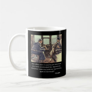 Wenn Sie die unmöglichen Holmes Quo beseitigt habe Kaffeetasse