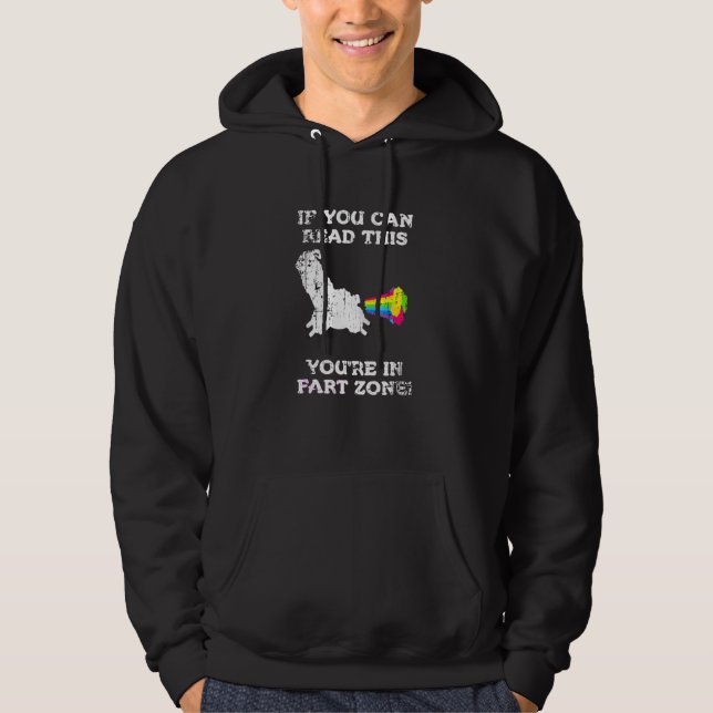 Wenn Sie dies lesen können, befinden Sie sich im S Hoodie (Vorderseite)