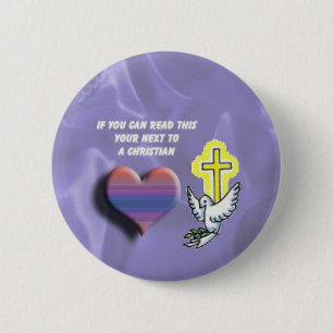 Wenn Sie dieses Ihr nahe bei einem christlichen Button