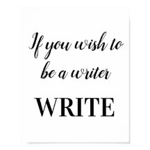 Wenn Sie ein Schriftsteller WRITE Motivierend sein