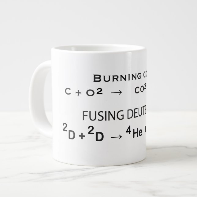 Wenn Sie Energie… benötigen Jumbo-Tasse (Vorderseite Links)