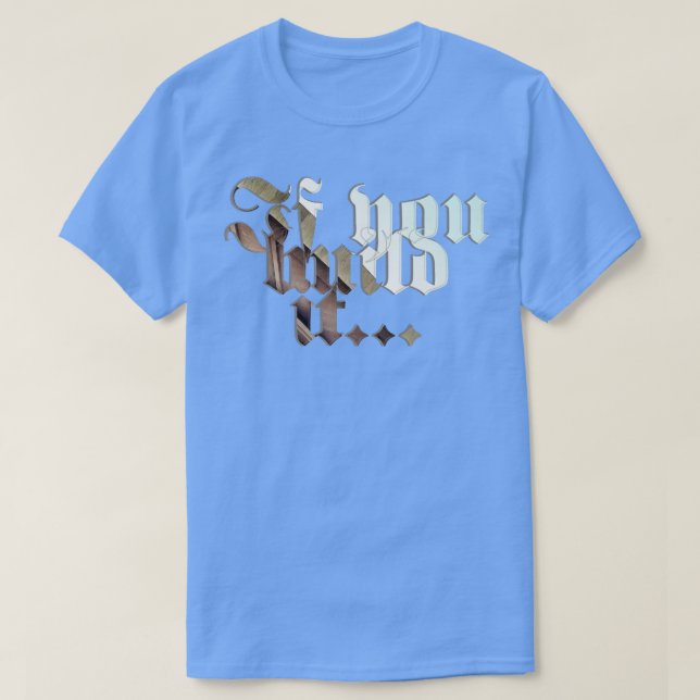 Wenn Sie es erstellen T-Shirt (Design vorne)