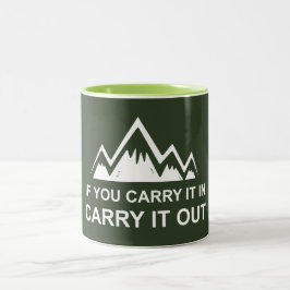Wenn Sie es in der Ausführung tragen Zweifarbige Tasse