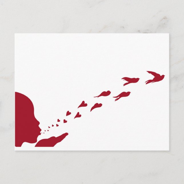 Wenn Sie etwas Liebe, Set es kostenlos Postkarte (Vorderseite)