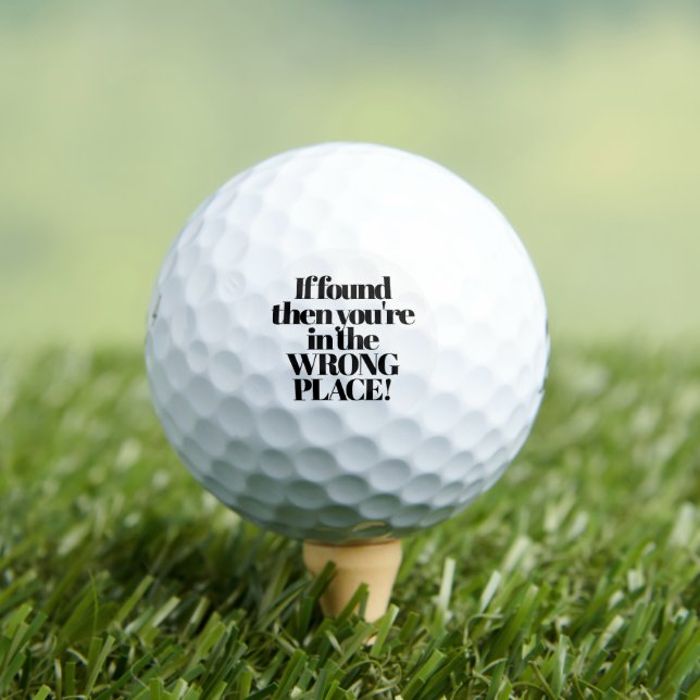 Wenn Sie gefunden haben, sind Sie an falscher Stel Golfball (Insitu T-Shirt)