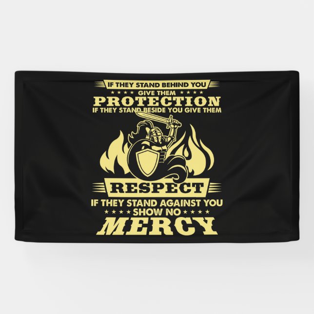 Wenn sie hinter Ihnen stehen, dann haben sie Schut Banner (Horizontal)