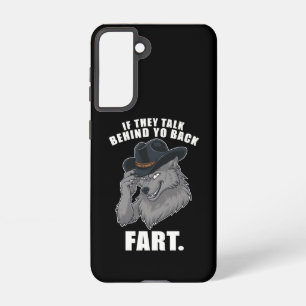 Wenn sie hinter Ihrer Furz reden lustige Meme Samsung Galaxy Hülle