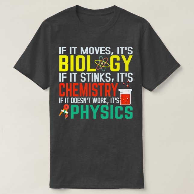 Wenn sie ihre Biologie zum Schweigen bringt, dann  T-Shirt (Design vorne)