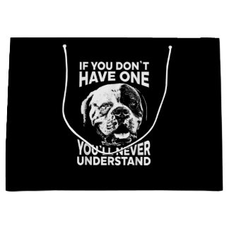 Wenn Sie kein lustiges amerikanisches Bulldog-Gesc Große Geschenktüte