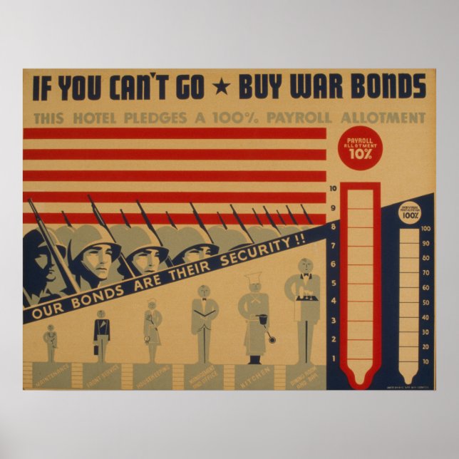 Wenn Sie keine Kriegsanleihen kaufen können 1942 W Poster (Vorne)