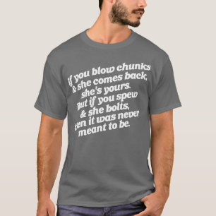Wenn Sie klopfen, wenn Sie sprechen T-Shirt