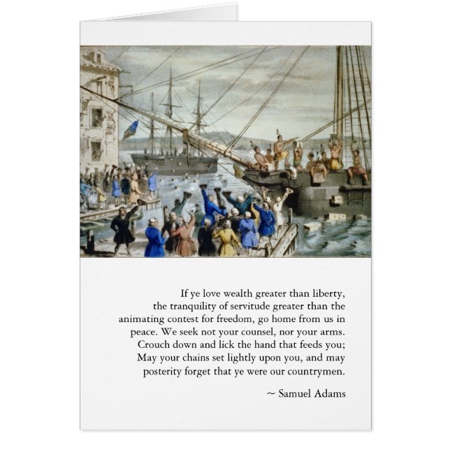 Wenn Sie Liebe-Reichtum größer als Freiheits-Karte (Vorne)