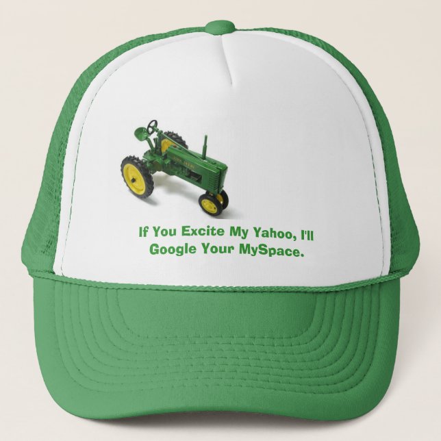 Wenn Sie mein Yahoo aufregen, werde ich Google Ihr Truckerkappe (Vorderseite)