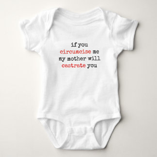 Wenn Sie mich umkreisen, wird meine Mutter Sie ver Baby Strampler