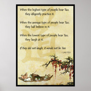 Wenn sie nicht lachen, wäre es nicht Tao Poster