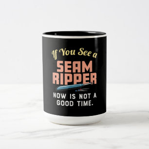 Wenn Sie sehen, ist ein Sieb jetzt nicht gut Zweifarbige Tasse