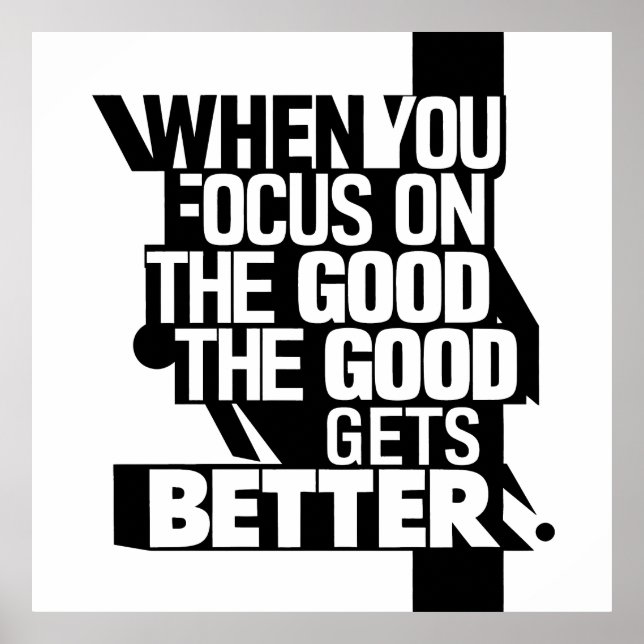 Wenn Sie sich konzentrieren Poster (Vorne)