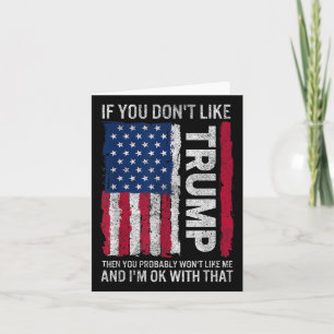 Wenn Sie Trump nicht mögen, dann mögen Sie wahrsch Karte