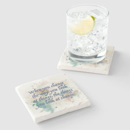 Wenn Sie Wasserfarbe ändern Inspiration Steinuntersetzer