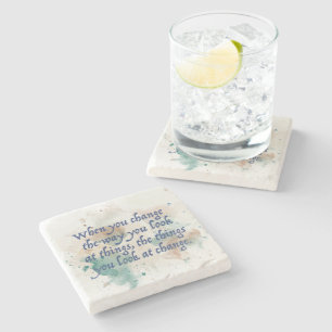 Wenn Sie Wasserfarbe ändern Inspiration Steinuntersetzer