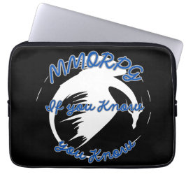 Wenn Sie wissen, wissen Sie ( Gaming-Thema) Laptopschutzhülle