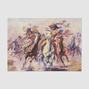 „Wenn Sioux und Blackfeet sich treffen“ von Charle Seidenpapier