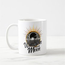 Wenn Sun Mond trifft, Schwarz-weiße Skyline-Eclips