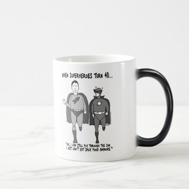 Wenn Superheroes verwandelnde Tasse 40 drehen (Rechts)