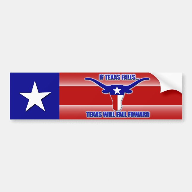 Wenn Texas sinkt, geht Texas voran Autoaufkleber (Vorne)