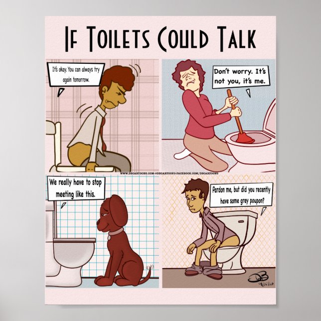 Wenn Toiletten reden könnten Poster (Vorne)