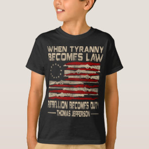 Wenn Tyrannei zu einer Wiederauferstehung des Gese T-Shirt