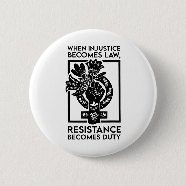 Wenn Ungerechtigkeit Rechtswiderstand wird zur Pfl Button (Vorderseite)