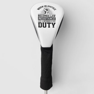 Wenn Ungerechtigkeit Rechtswiderstand wird zur Pfl Golf Headcover