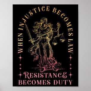 Wenn Ungerechtigkeit Rechtswiderstand wird zur Pfl Poster